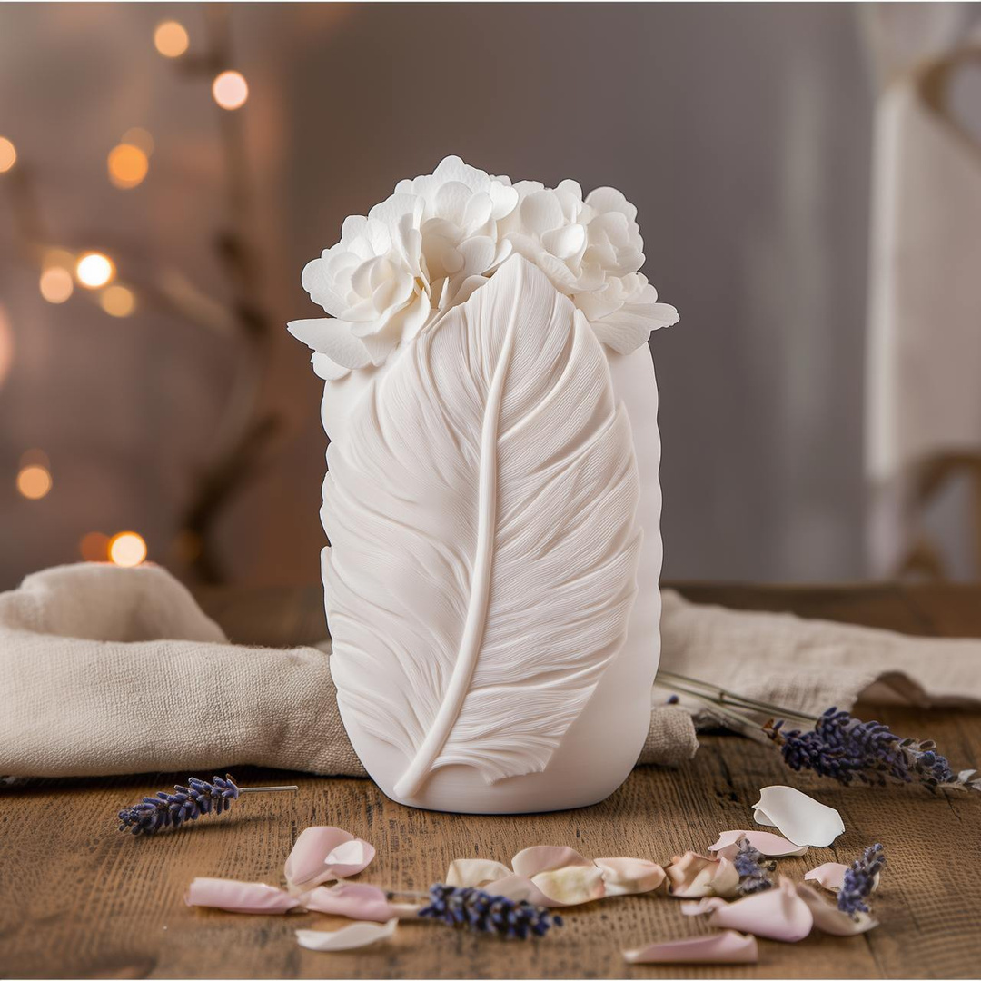 Feather Feather Bloom Vase - imagine 1