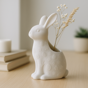 Vaza decorativa iepuras de Paste