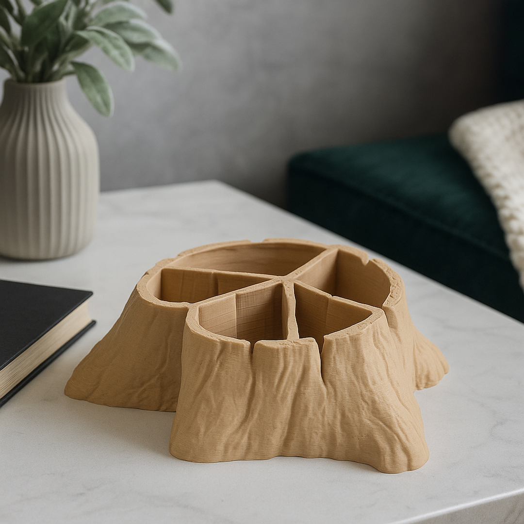 Tree Stump Organizer Organizator Tree Stump - imagine 1